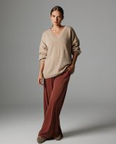 spodnie beverly marsala