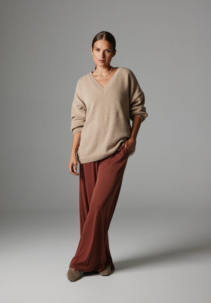 spodnie beverly marsala
