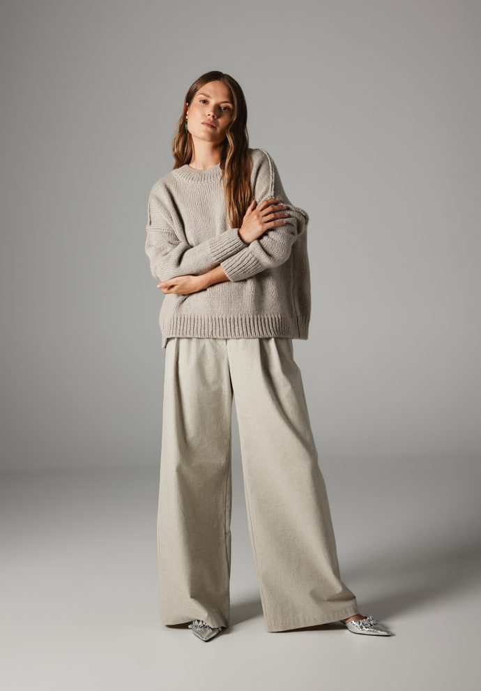 WOOL SWEATER DEMETER BEIGE
