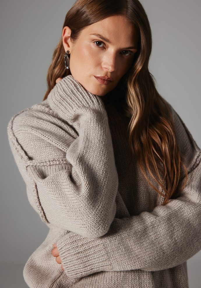 WOOL SWEATER DEMETER BEIGE