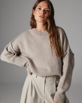 WOOL SWEATER DEMETER BEIGE