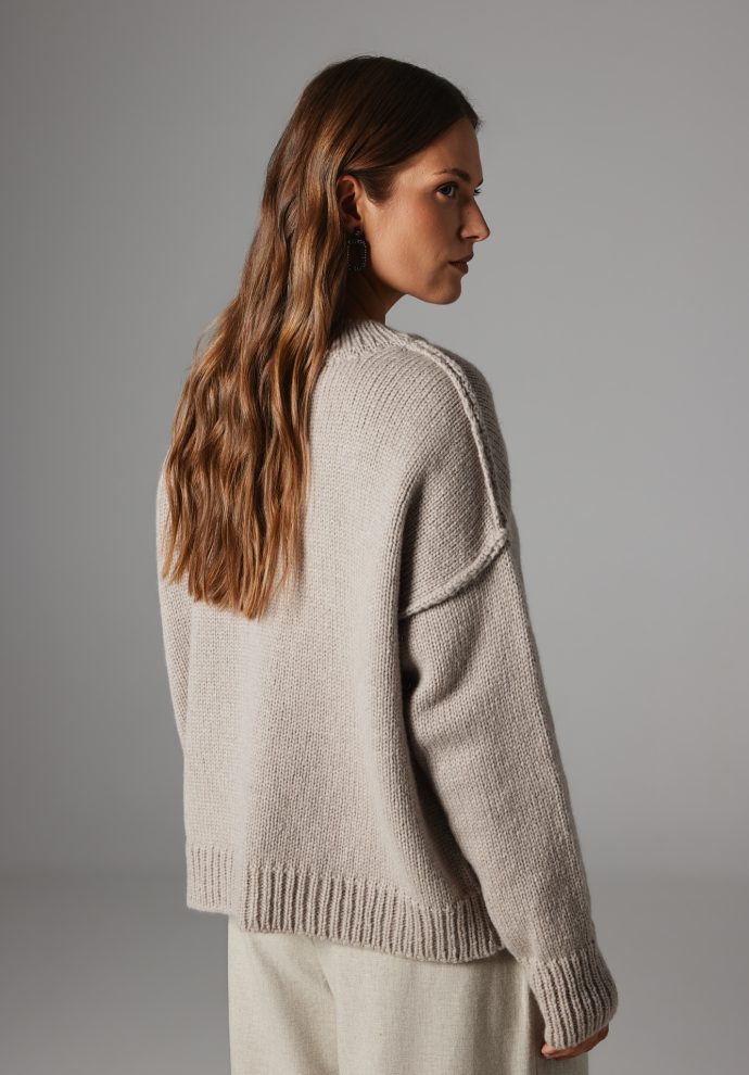 WOOL SWEATER DEMETER BEIGE