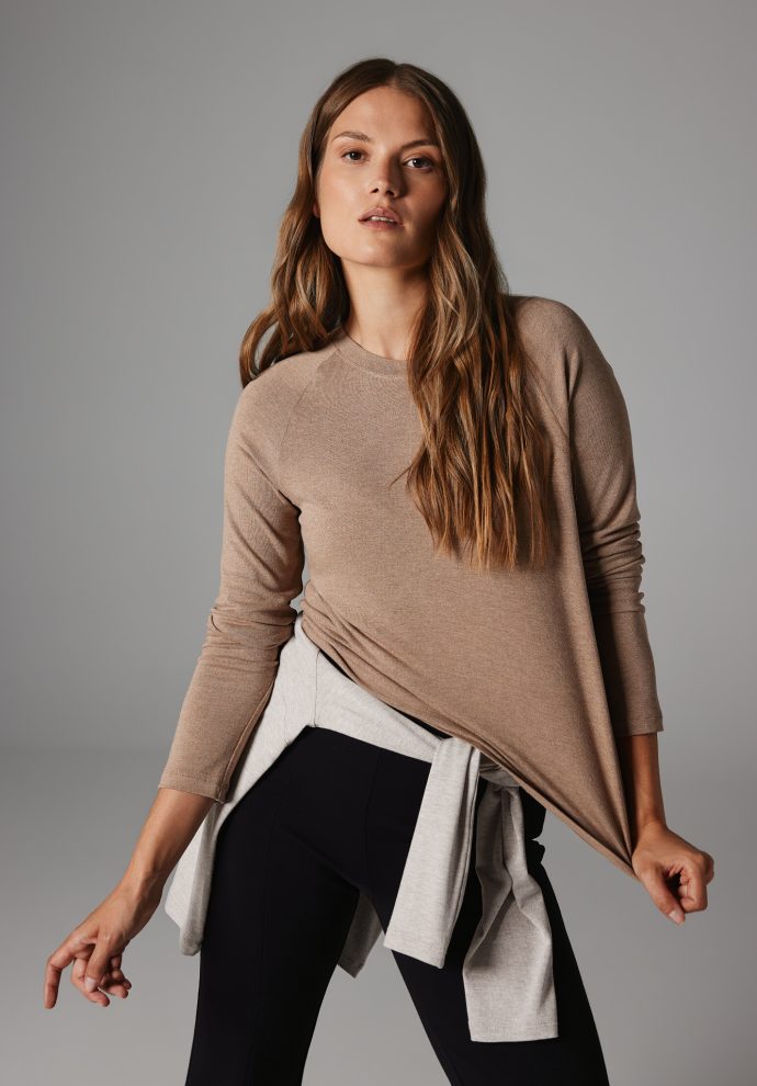 bluzka lotos taupe