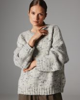 WEŁNIANY SWETER PETRA SZARY