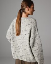 WEŁNIANY SWETER PETRA SZARY