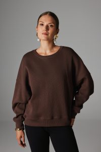 BLUZA POLA CZEKOLADOWA