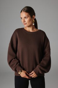 BLUZA POLA CZEKOLADOWA