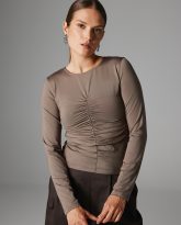 BLUZKA FLORA TAUPE
