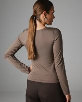 BLUZKA FLORA TAUPE