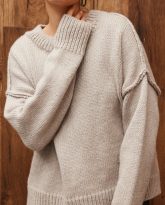 WOOL SWEATER DEMETER BEIGE