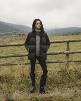 PUCHOWA KURTKA ALASKA CZARNA