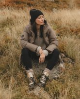 puchowa kurtka alaska taupe