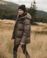 puchowa kurtka alaska taupe