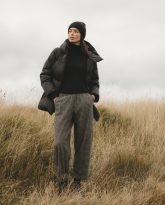 PUCHOWA KURTKA ALASKA CZARNA