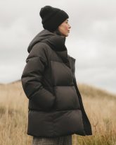 PUCHOWA KURTKA ALASKA CZARNA