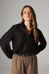 KOSZULA DONNA CZARNA