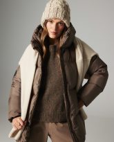 puchowa kurtka alaska taupe