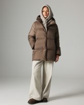 puchowa kurtka alaska taupe