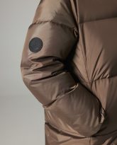 puchowa kurtka alaska taupe