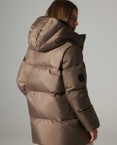 puchowa kurtka alaska taupe