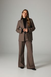 SPODNIE MIRA PETITE TAUPE