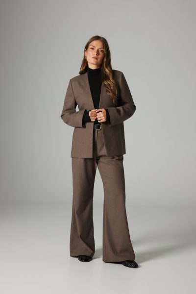 SPODNIE MIRA PETITE TAUPE