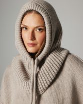 wełniana balaclava adele bezowa